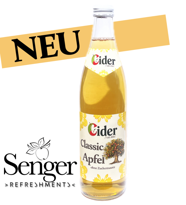 Apfelwein Flasche Apfelwein in 1,0L Flasche