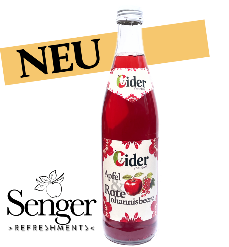 Apfelwein Flasche Apfelwein in 1,0L Flasche