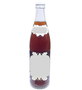 Apfelwein Flasche Apfelwein in 1,0L Flasche